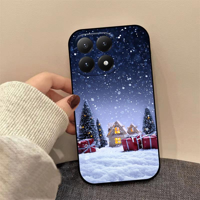 Weihnachtsmalerei Weiche TPU-Silikonhülle Für Xiaomi 15T 14T 12T Pro 13T 12T 11T 10T Pro Stoßfeste Handyhülle Sturzsicher Funda
