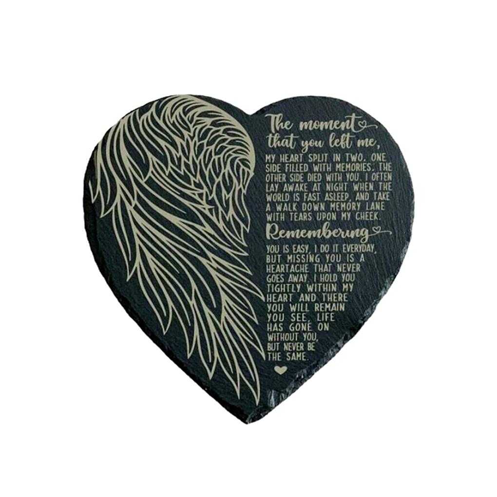 

Камень памяти о тяжелой утрате Семьи Домашние животные Память Декоративные камни Сочувствие Подарки Аксессуар для внутреннего и наружного сада size 10x10cm