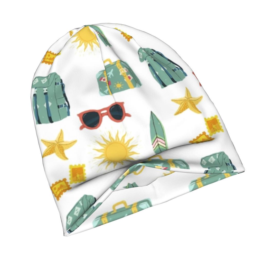2D Flat Printing Backpack Summer Sticker Pack Version Adult Knit Beanie with Style Fits Effortlessly Into Seasonal Wardrobes and Pairs Well with Jacke
