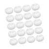 20Pcs White Artificial Pumpkins Small Fake Pumpkin Table Decorative Foam Pumpkins for Garden Painting Thanksgiving Home Xmas