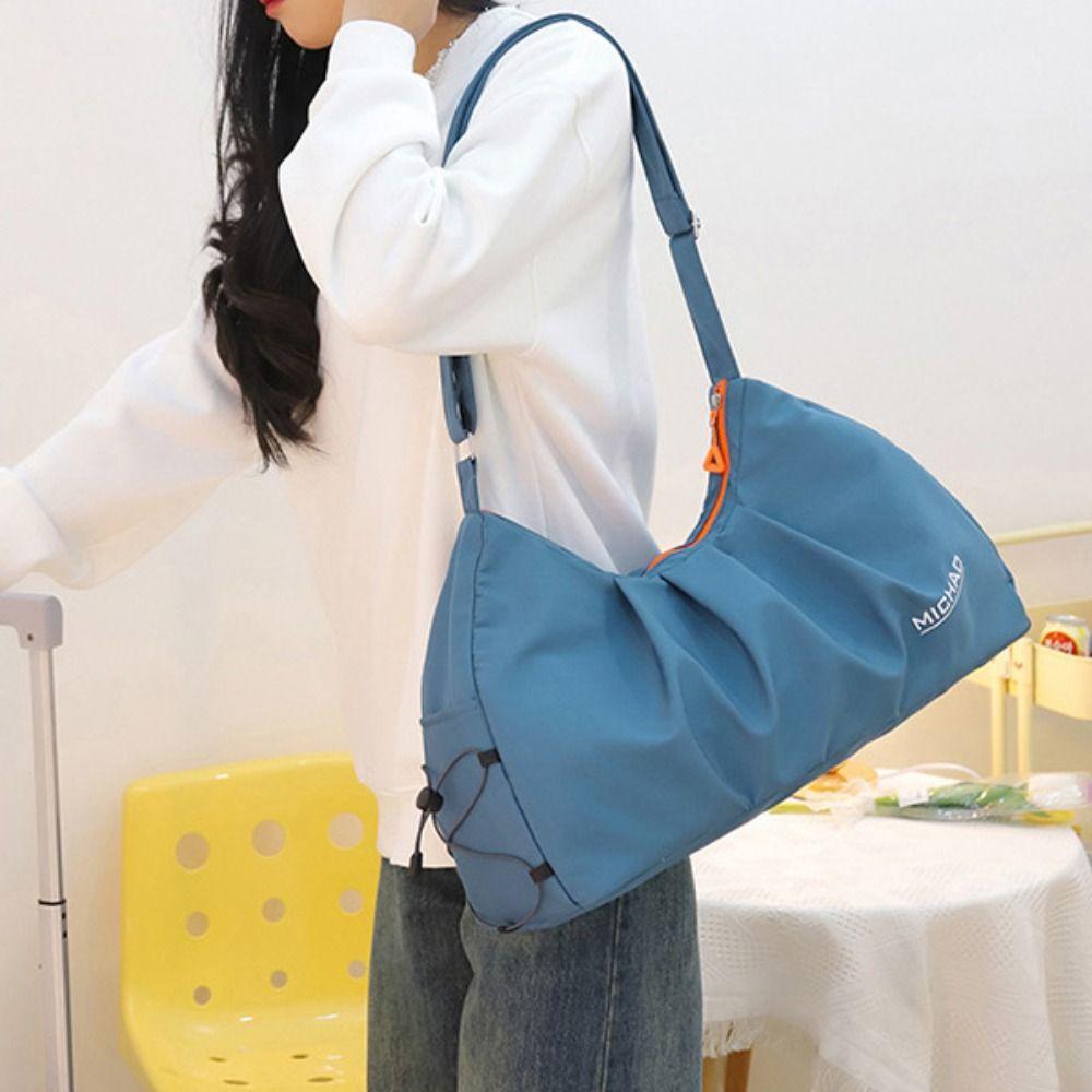Pure Color Swimming Storage Bag Waterproof Yoga Satchel Bag Fashion Duffle Bag  Travel