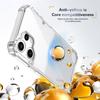 KEYSION Four-Corners Shockproof Transparent Case for Nothing CMF Phone 2 Pro 1 TPU+PC Clear Phone Cover for CMF Phone 1 2 Pro