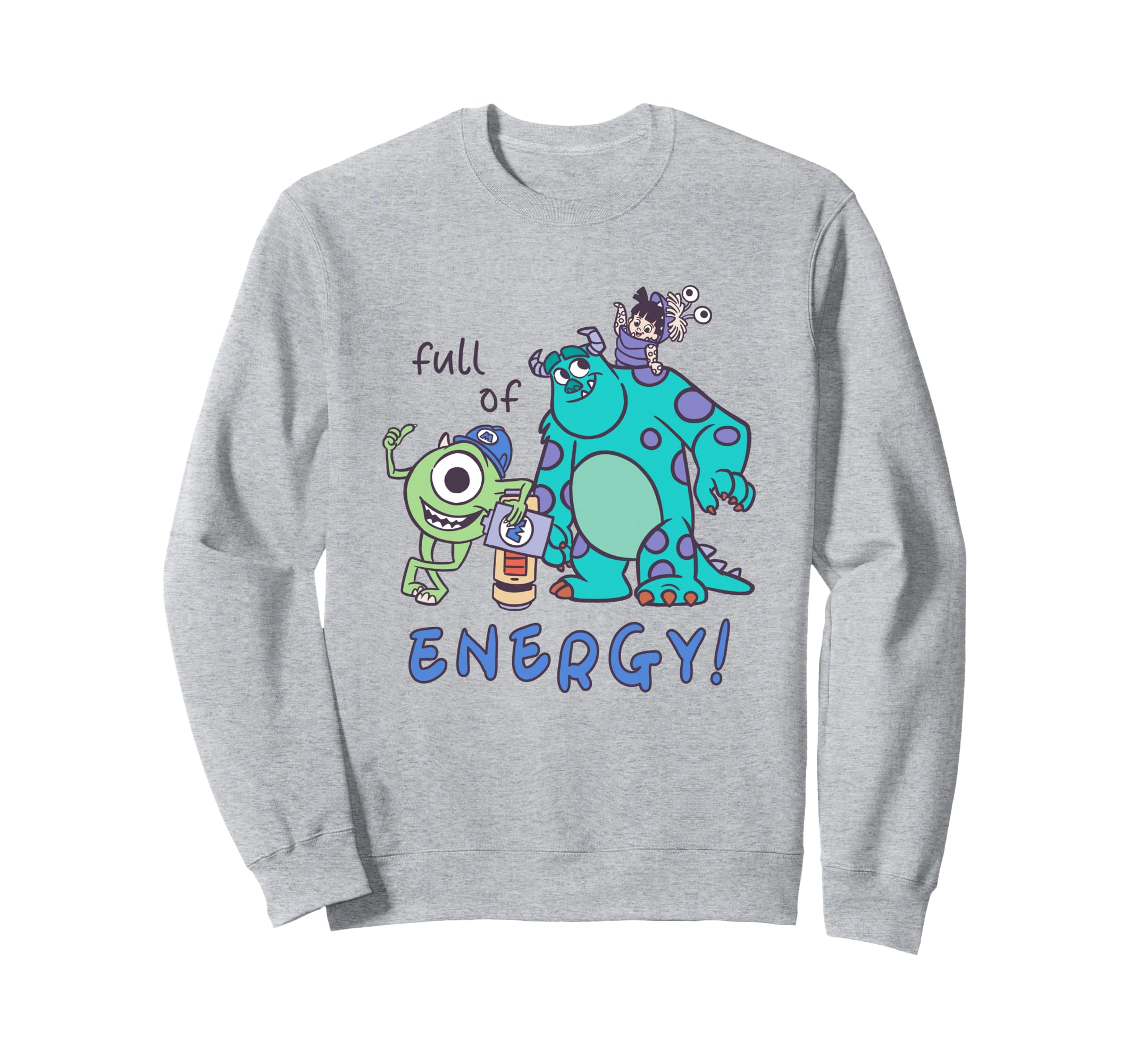 

Disney Pixar Monsters, Inc. Full Of Energy Best Trio Logo Sweatshirt