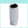 Chrome Vanadium Steel Hex Drive Part 1/4" Drive Socket Set Long Deep 4-14 Mm Snap On Screwdriver