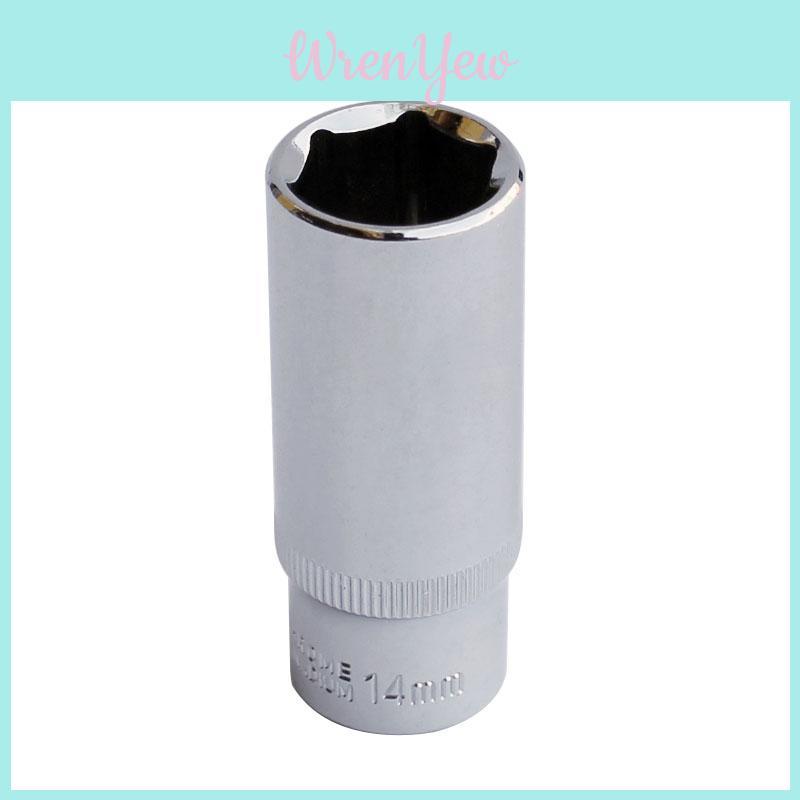 Chrome Vanadium Steel Hex Drive Part 1/4" Drive Socket Set Long Deep 4-14 Mm Snap On Screwdriver