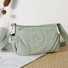 Pleated Multi-compartment Women's Bag Nylon Waterproof Lightweight Shoulder Bag