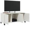 TV Stand White 100.5 x 39 x 43.5 cm Cold Rolled Steel