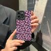 Pink Leopard Print Phone Case For iphone16 15 14 13 12 11 XR XS Pro Max14 Plus Mini Plus Lense Protection Soft Silicone Case