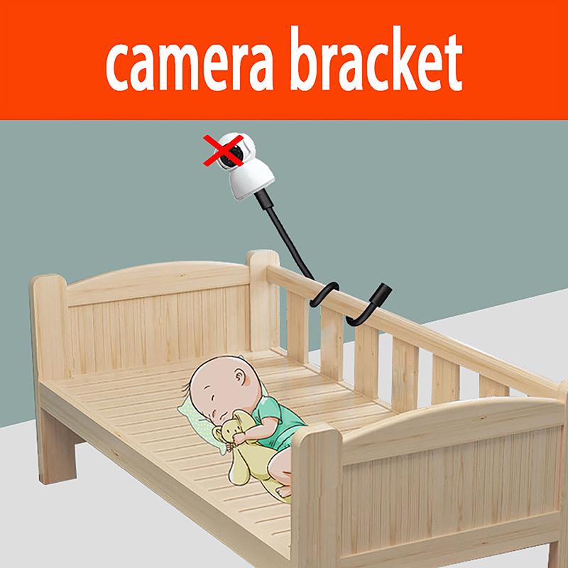 Univerzální 1/4 šroubový mikro dálkový monitor Základní hadice Bezděrový držák pro upevnění dětské kamery Nastavitelný držák s dlouhým ramenem