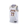 × NBA Luka Doncic 77 Lakers Fan Edition Sport Schnelltrocknendes Basketballtrikot Herren-Trikot DN2081-107