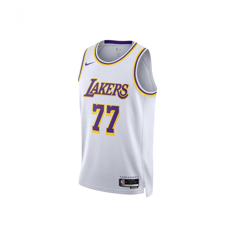 

Nike × NBA Luka Doncic 77 Lakers Fan Edition Sports Quick-Dry Basketball Jersey Men jersey DN2081-107 2XL