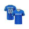 Personalized Uzbekistan Soccer Jersey Custom Name Number Breathable V-neck Football Team Shirt for Men Youth Women
