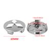 4 Piezas Tapas Centrales de Rueda para Coche Cubiertas de Tapacubo Automático Accesorios Para Mitsubishi Ralliart Lancer EX Outlander ASX Competition Mirage