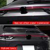 For Honda HRV HR-V Vezel   Exterior ABS Carbon Fiber Rear Door Trunk Strip Tailgate Edge Moulding Trims Cover