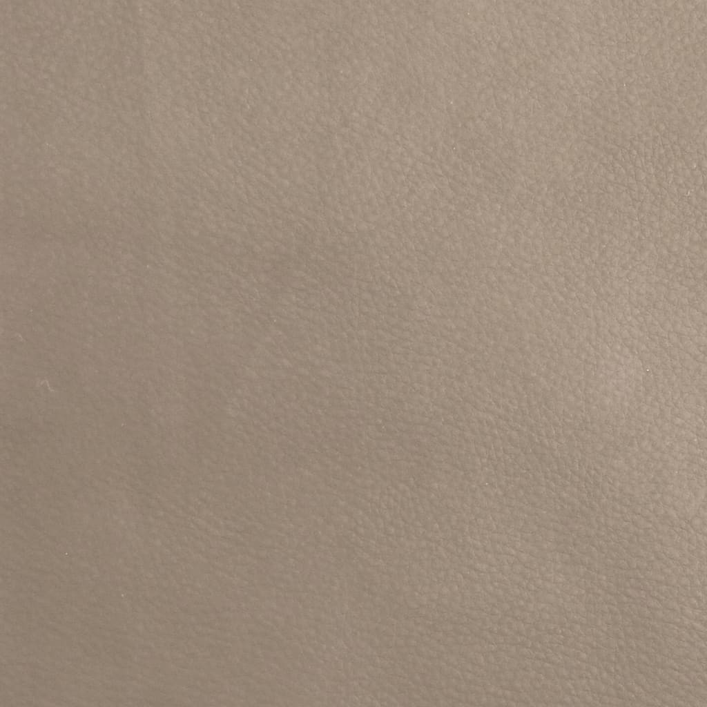 Bench Cappuccino Brown 107x80x81 cm Artificial Leather