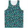 Unterhemd 3D-Druck Leopard Tanktop Für Herren Sommer Lässig Ärmelloses T-Shirt Tierhaut Grafik Sporttops