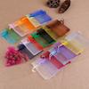 50/100PCS/Lot Organza Gift Bags for Jewelry, Multi-color Drawstring Bags, Wedding, Christmas, Candy Gifts, Jewelry Packaging