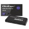 Qoltec Aktywny rozdzielacz Splitter 2 x HDMI 4K x 2K | 6Gb/s | 60Hz |  High stability