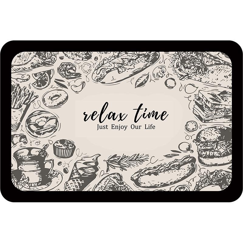 Minimalist Absorbent Diatomaceous Earth Bathroom Floor Mat - Easy Clean, Dirt-Resistant Toilet Pad