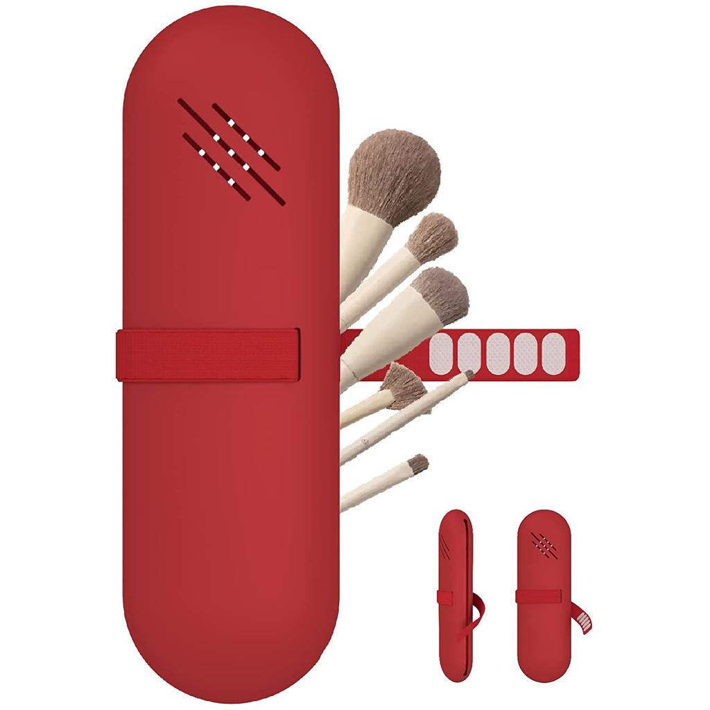 Cinturino Porta Pennelli Per Trucco Da Viaggio In Silicone Custodia Per Organizer Per 701183