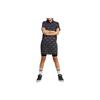Adidas Originals Logo Print Casual Mid-Length Polo Dress Women Dresses Black II3183