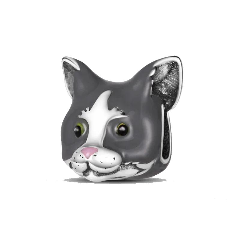Charm Fit Originální náramky Měď Roztomilé zvířátko Sova Kočky Mořská želva Korálky Dámský přívěsek Korálky Výroba šperků
