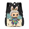 Backpack Student Full Print Schoolbag Cartoon Animation Large Capacity Wear-Resistant Backpack