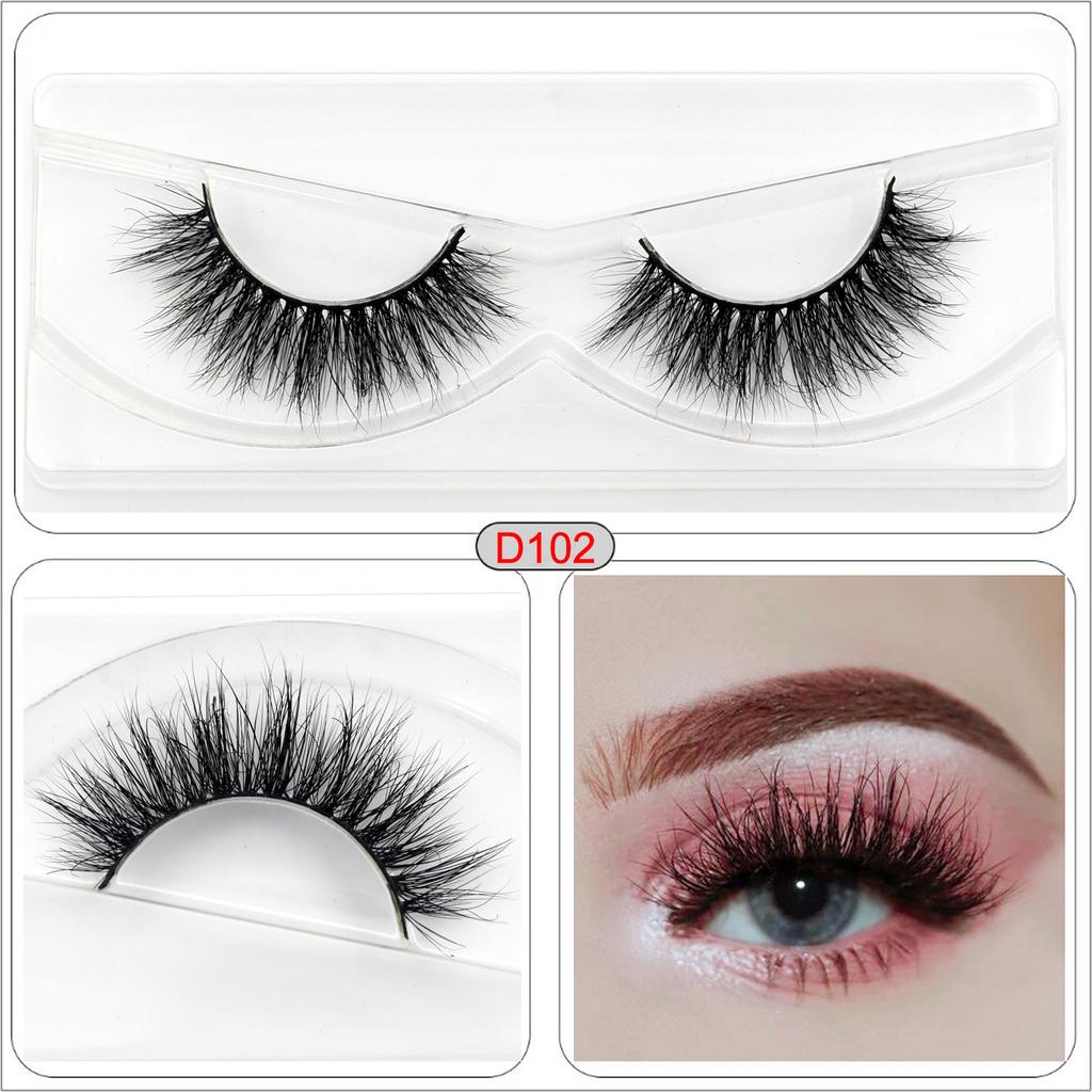 M62 Winged Mink Lashes Fluffy 3D Mink Eyelashes Natural Long Mink False Eyelashes Extension Mink Eyelashes Beauty Makeup Lashes