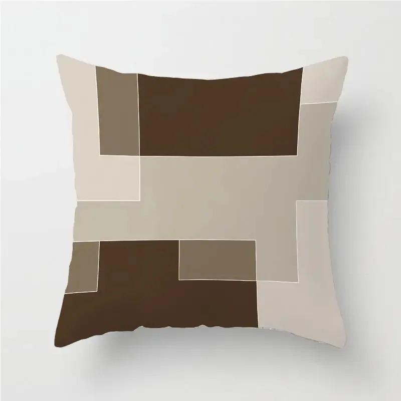 

Офис Гостиная Дом Наволочка Красивый Кофейный Цвет Узор Наволочка Украшения для Машины 40x40cm