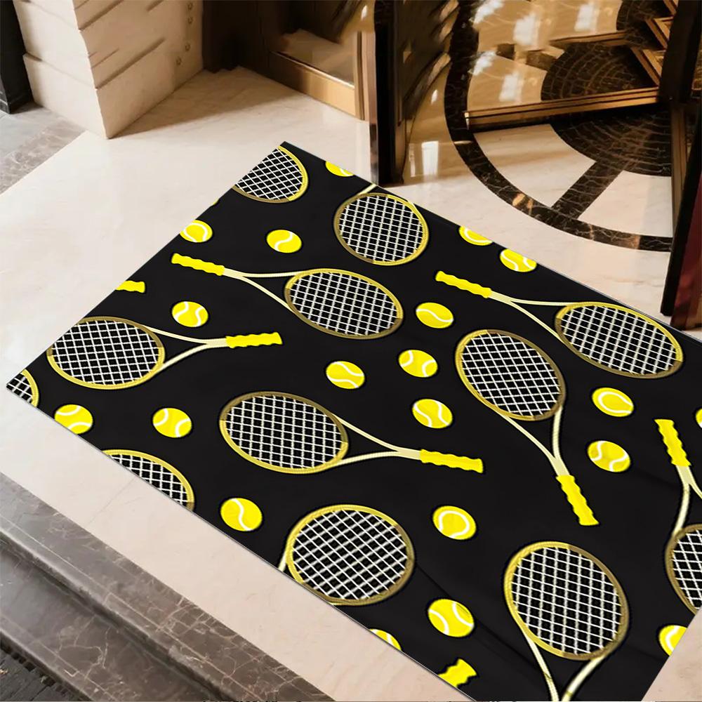 1pc Soccer Ball Rug Home Carpet Design for Office Decor Gift Living Room Bedroom