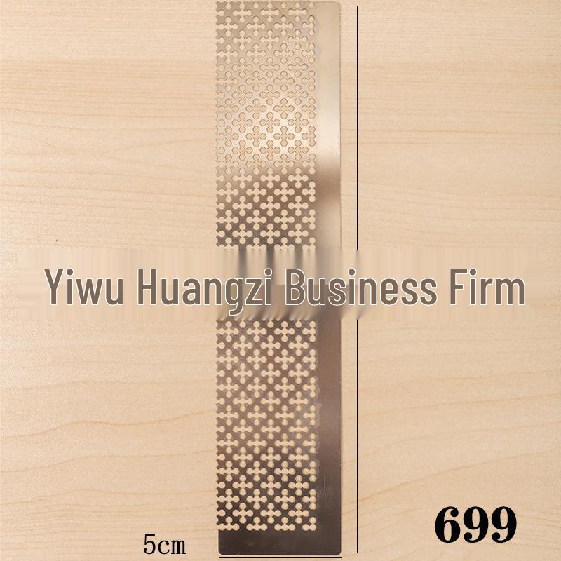 Stainless Steel Anti-Stick Diamond Painting Grid & Dotting Ruler Tool