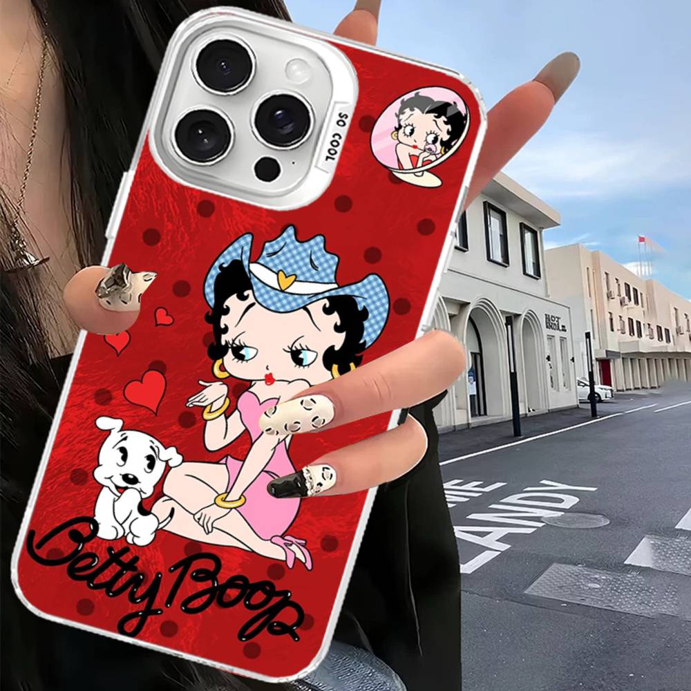 

Сексуальные чехлы для телефона B-Bettys Girl для iPhone 17 16 15 14 13 12 11 Plus Pro Max Цветной чехол iPhone 17