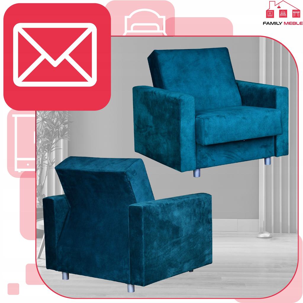 Polstergarnitur Alicja Ausklappsofa Sofa Sessel Family Möbel Türkis