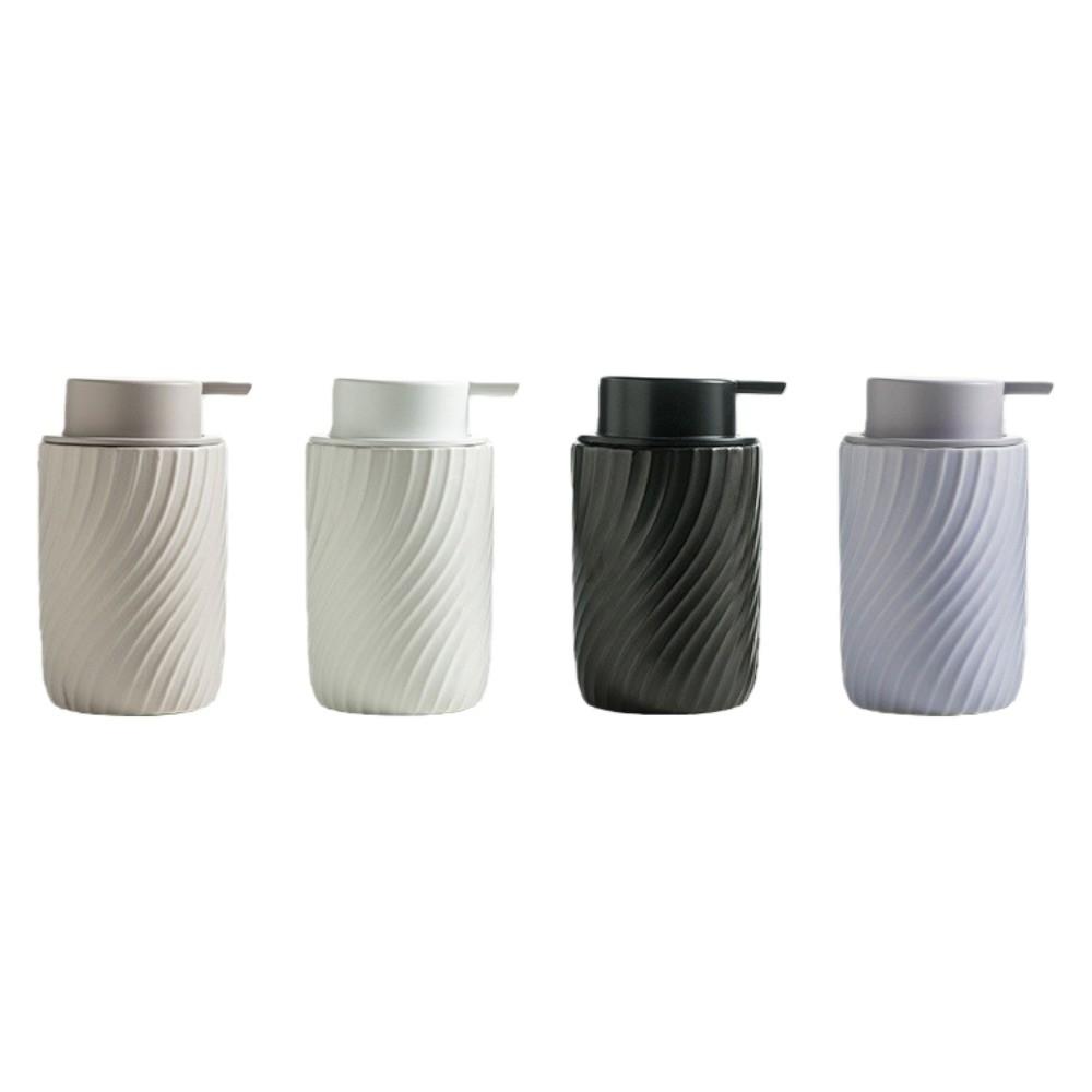 Press Mousse Foaming Bottle Matte Stripes Liquid Dispensing Bottle  Bathroom Supplies