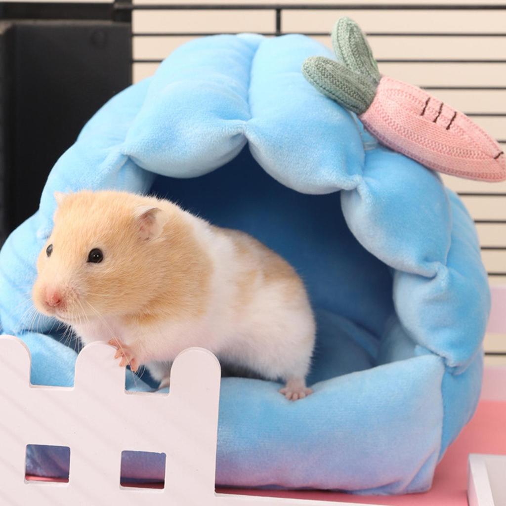 Hamster Houses Breathable Chew-proof Enrichment Nest Hamster Cage For Bunny Pet Ferret Animal Chinchilla Squirrel Birds Winter