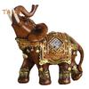 Figurka słonia Żywica Ogród Miniaturowe Rzemiosło Prezent Dekoracja na Pulpit Domu Żywe Miasto Mody Wystrój Domu