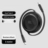 1Pcs Retractable Usb C To Usbc Data Cord 1M 100W Fast Charging Type C Cable For Phone 15 Pro Max 15Plus