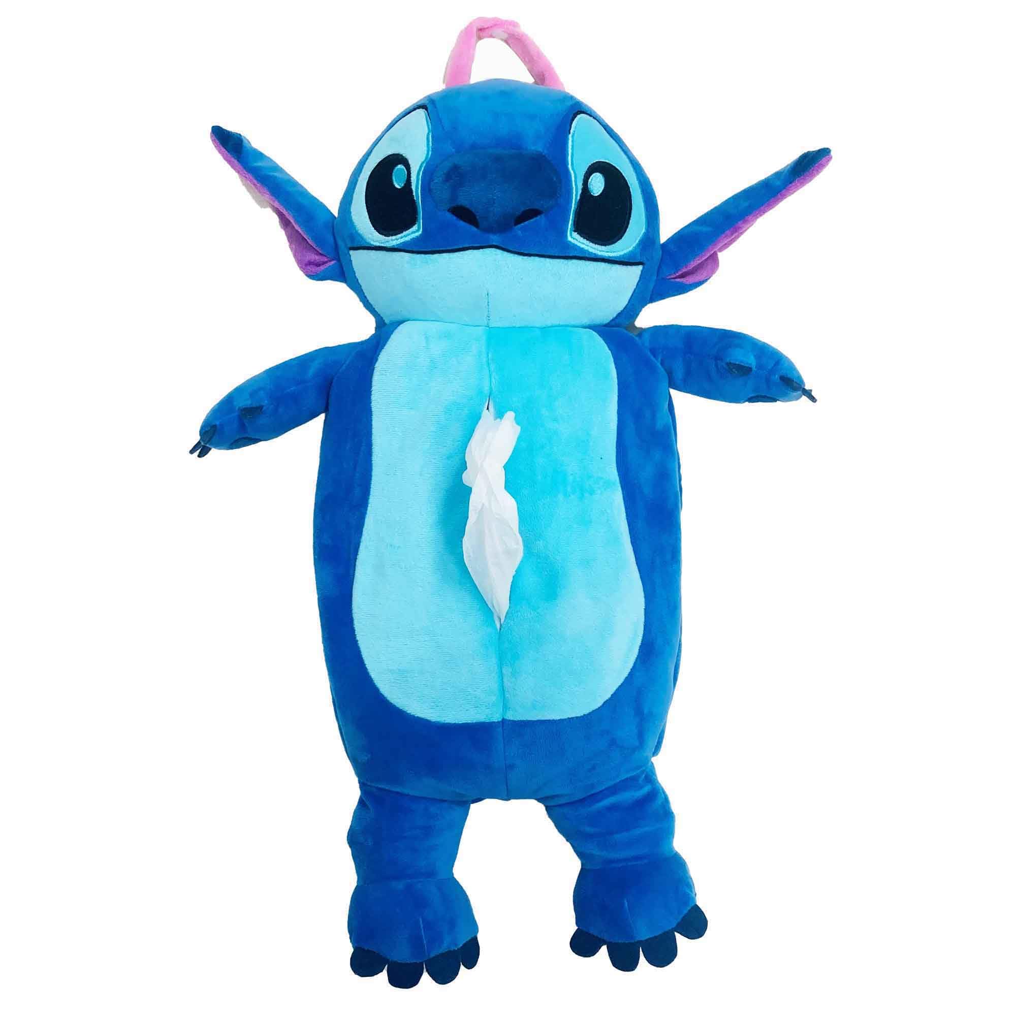 

MORIPiLO Disney Подвесной держатель для салфеток Коробка для салфеток Мягкая и милая Автомобильная плюшевая бумага Disney Morishita Подушка (Настенный чехол Stitch) приблизительно. 40см, Гладкий,