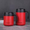 Portable Thermal Water Bottle 350ml Thermos Mug 304 Stainless Steel Coffee Cup with Handle Leak-Proof Vacuum Flask Insulated Cup