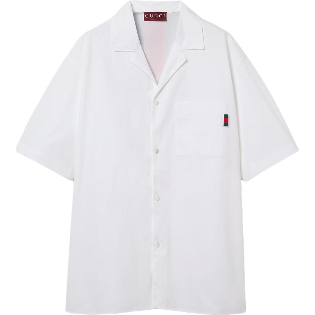 Gucci Web Detailed Regular Fit Shirt 794907-Z7AHA-9000