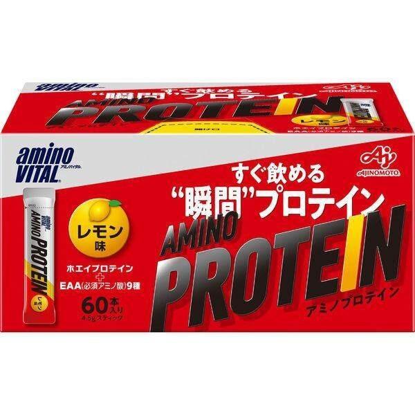 Ajinomoto Amino Vital Amino Protein Cassis Flavor / Lemon Flavor (1 Box; 60 Sticks) / Lemon Flavor (30 Sticks;129g)