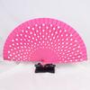 Practical Beautiful Decoration Multicolor Dot Print Folding Fan Home Supply Decorative Fan