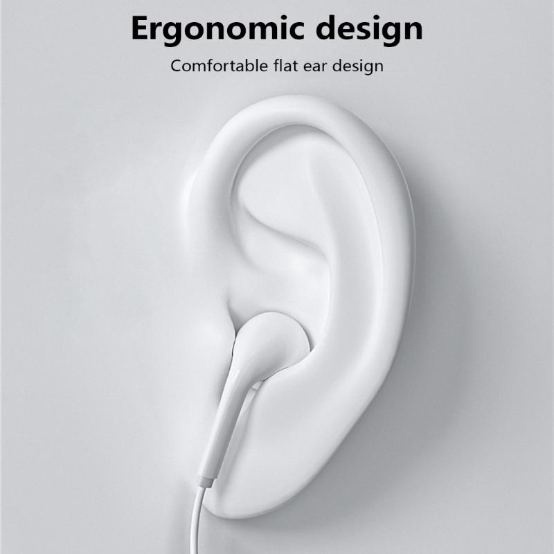 In Ear Headphones with Control & Microphones Wire Earphones Convenient Control Earphones 3.5mm Earphones for Enthusiasts
