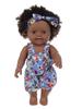 Doll Toy 30cm Curly Hair Lifelike Soft Baby Doll Toy Play Set for Kids for Home