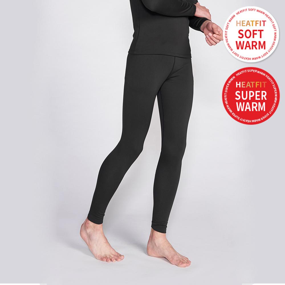 SUMNFIT Soft Warm Super Warm Men'S Fleece-Lined Thermal Underwear Leggings