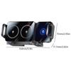 360 Rotation Magnetic Car Mount Wireless 15W Fast Charging Foldable Design Universal With Auto Clamping For Smartphones