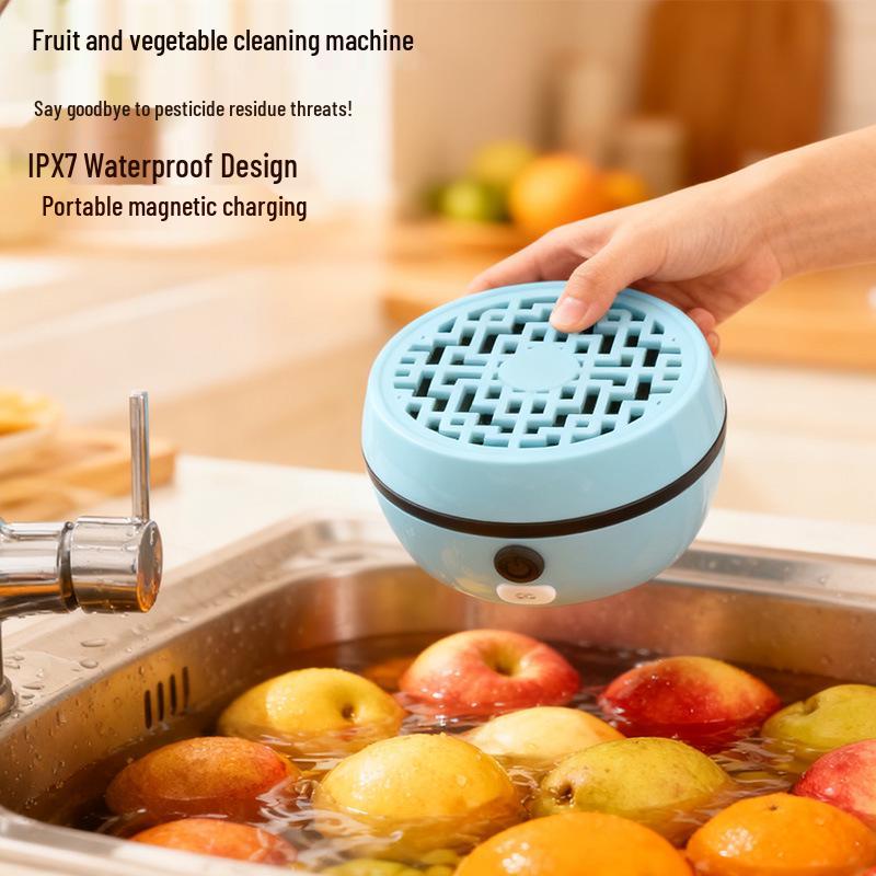 Pesticide-Removing Fruit and Vegetable Sterilizer: Compact Washing Machine