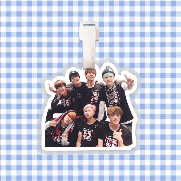 Тэ Хён, Чонгук, Чимин из BTS Бирка для багажа и подвеска-украшение для рюкзака