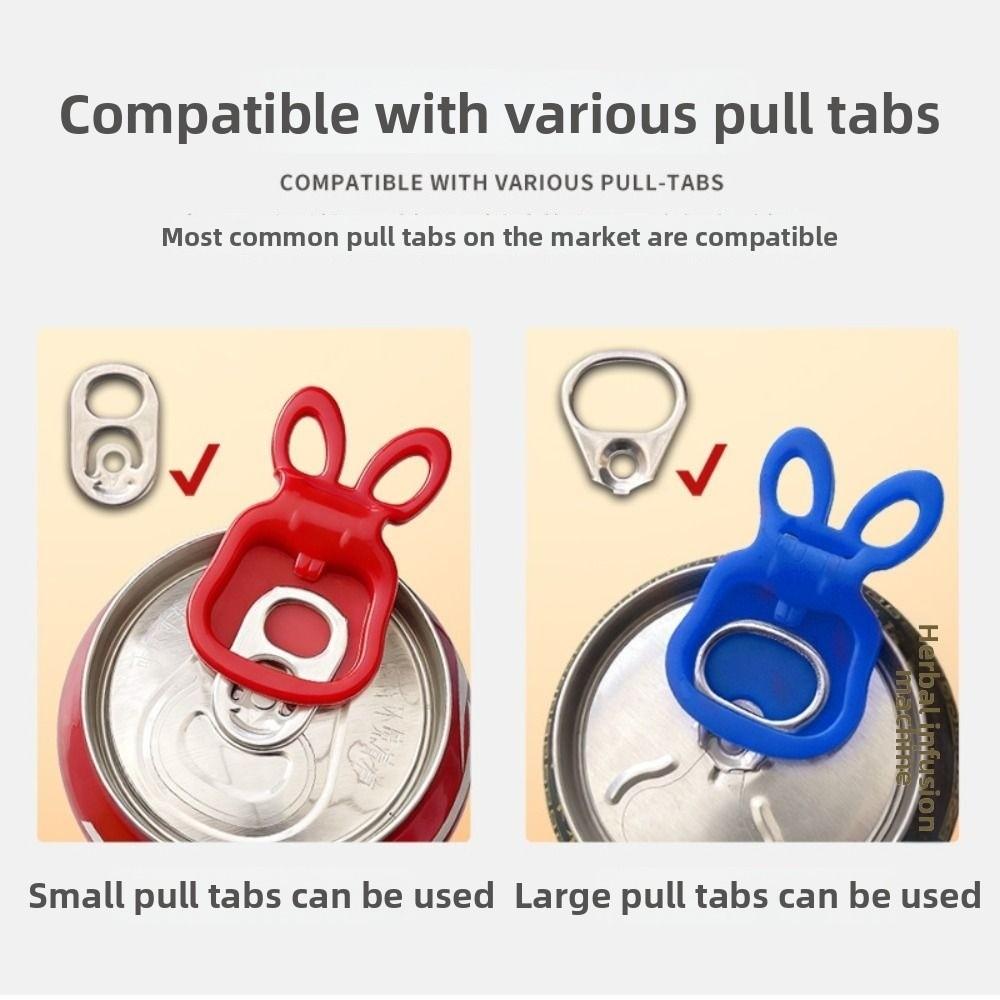 Always on And Off Beverage Can Opener and Protective Lid Small Sealer  For Parties Barbecu&beach