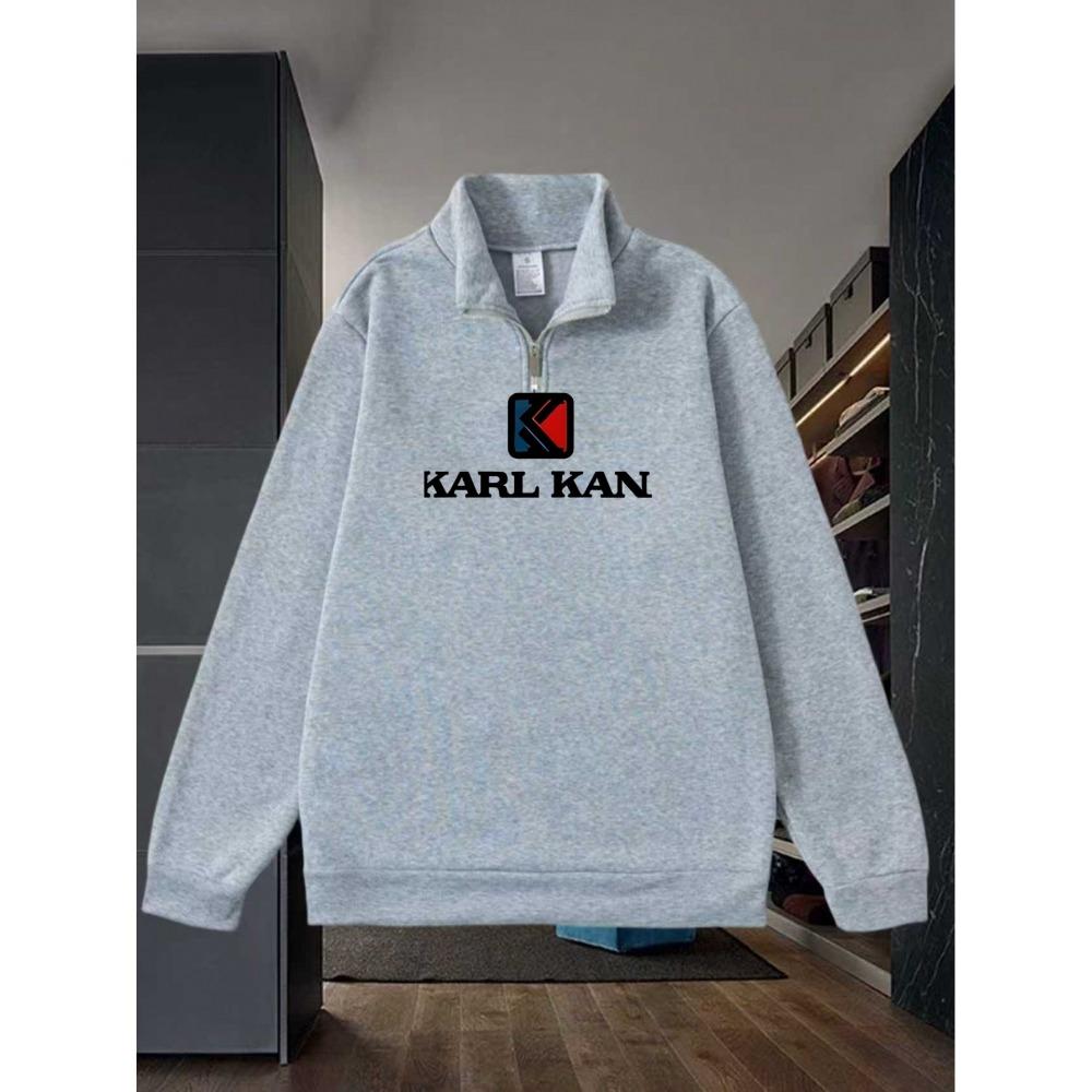 Herren lässiges Kapuzen-Sweatshirt mit halbem Reißverschluss, ein trendiger Frühjahrs- und Herbstpullover, speziell entwickelt, um bei kaltem Wetter warm zu halten XXXL gray